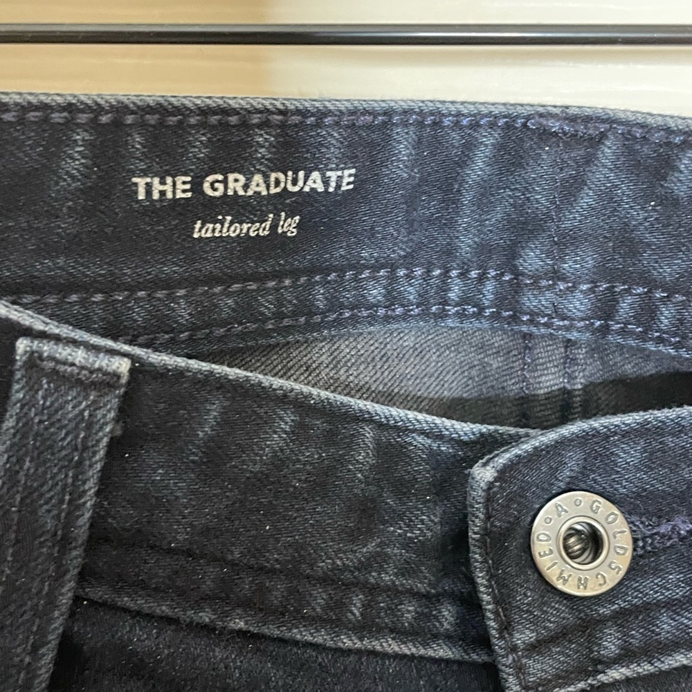 Adriano Goldschmied AG The Graduate Tailored Leg Dark Blue Jeans Men's 32x34‍‍‍‍ - Picture 5 of 12